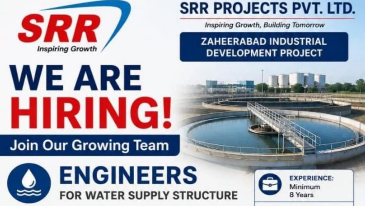 SRR Projects Hiring Engineers