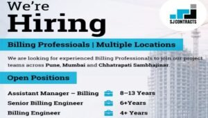 SJ Contracts Pvt Ltd Job Opportunity