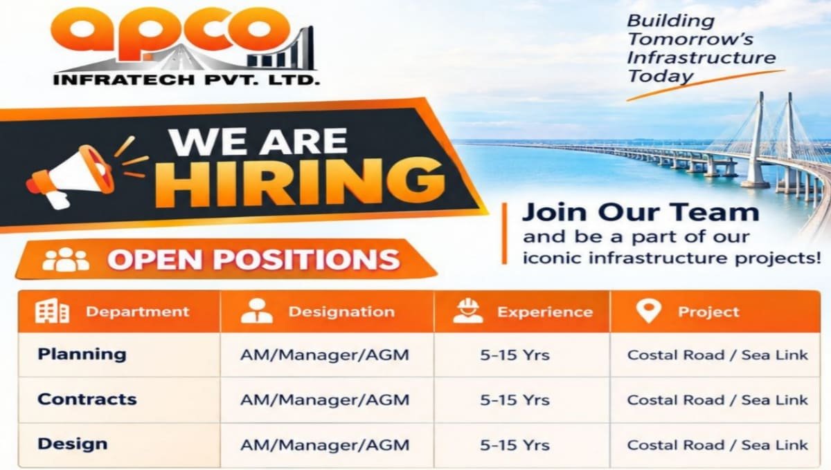 APCO Infratech Pvt Ltd Recruitment