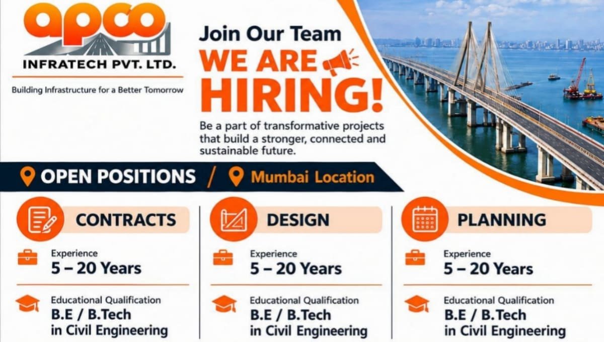 APCO Infratech Recruitment