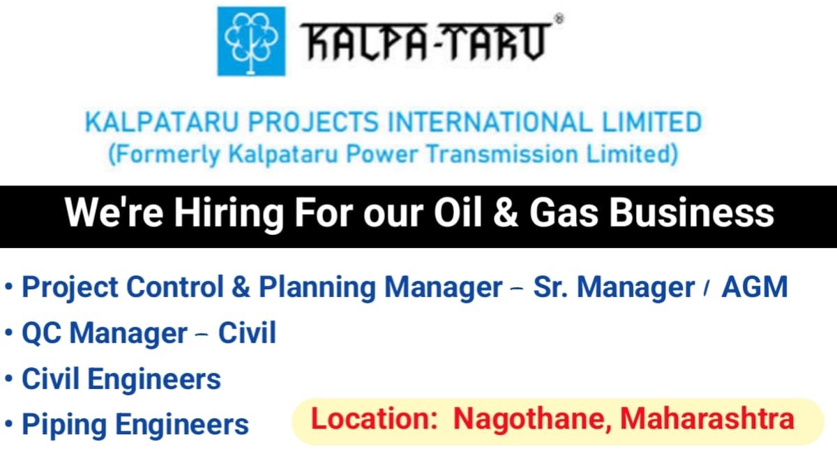 Kalpataru Projects Recruitment