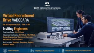 Tata Consulting Engineers Virtual Recruitment Drive