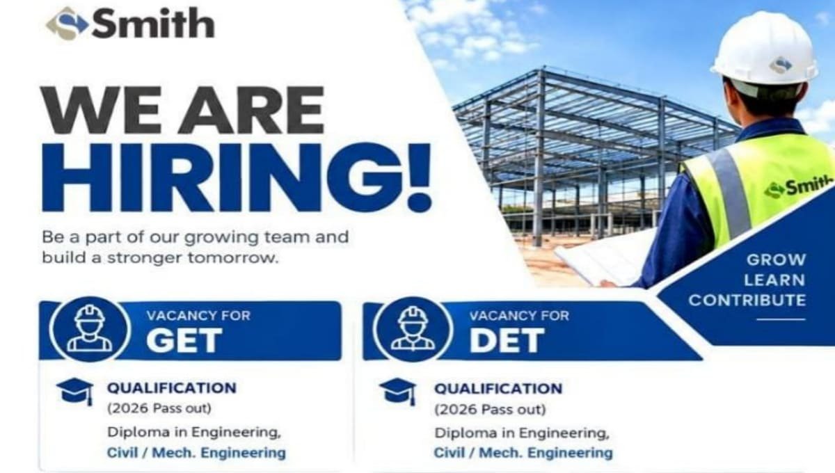 Smith Structures (India) Pvt Ltd Hiring