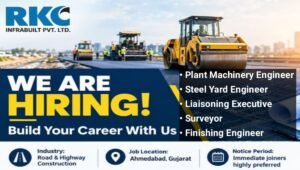 Build Your Career with RKC Infrabuilt Pvt Ltd