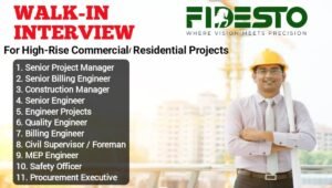 Fidesto Project Walk-In Interview 2026