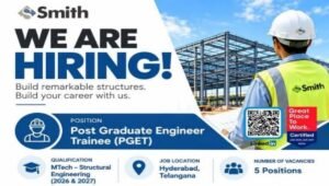 Smith Structures (India) Pvt Ltd Hiring
