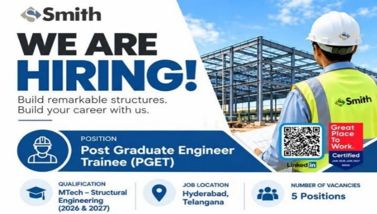Smith Structures (India) Pvt Ltd Hiring