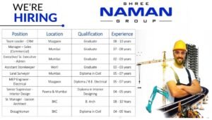 Shree Naman Group Job Opportunity