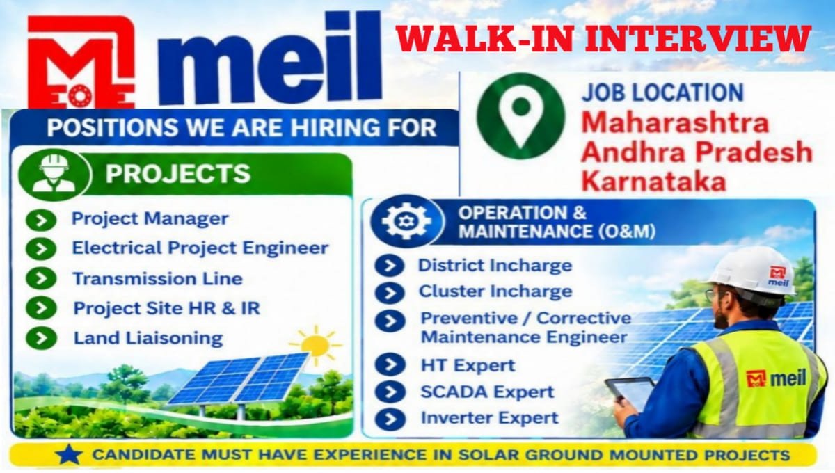 MEIL Walk-In Interview 2026