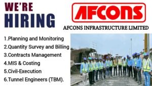 Afcons Infrastructure Ltd Recruitment