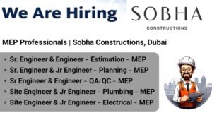 Sobha Constructions Jobs 2026