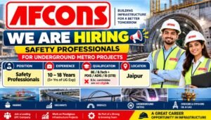 AFCONS Infrastructure Recruitment 2026
