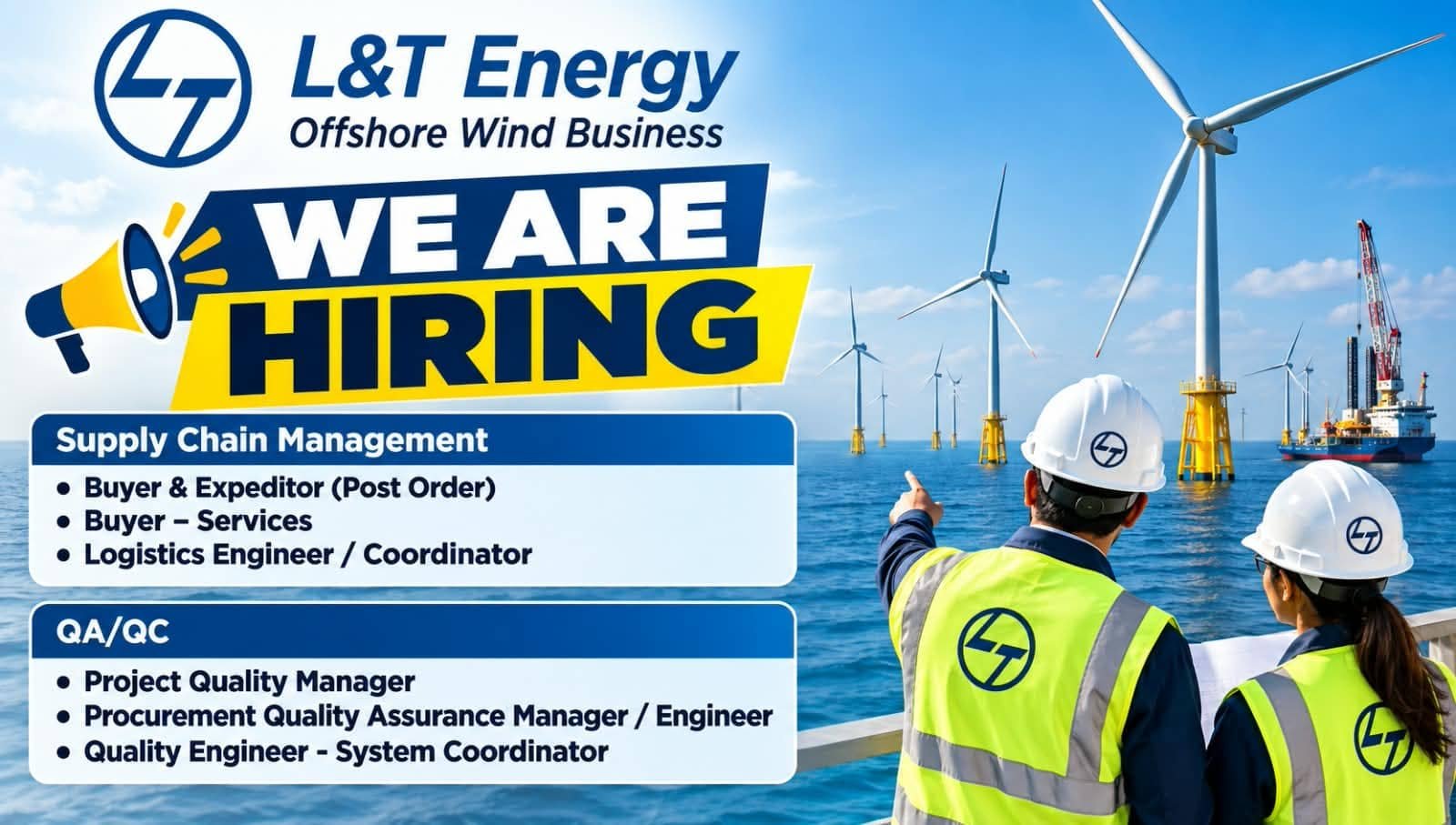 L&T Energy Offshore Wind Recruitment 2026