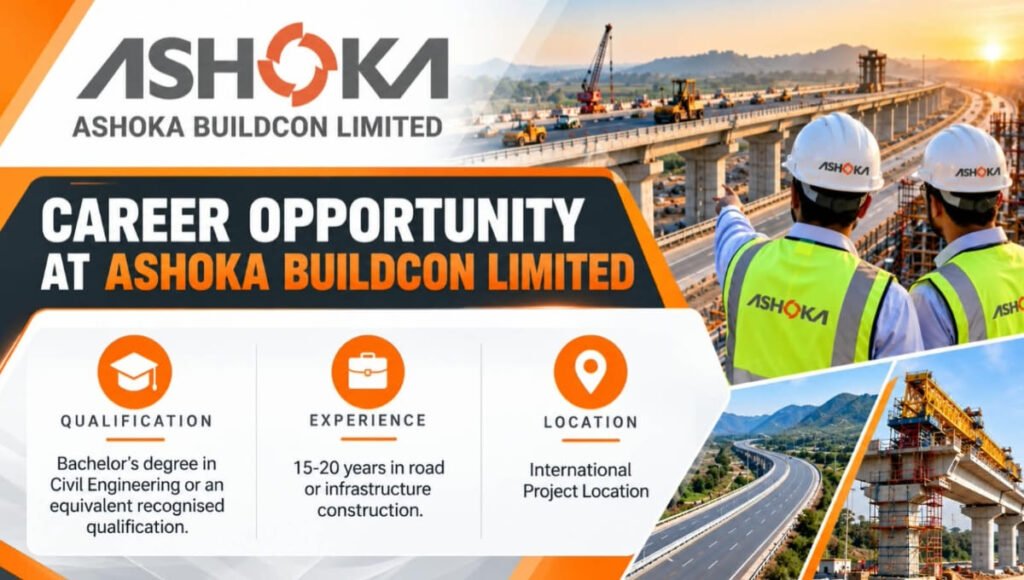 Ashoka Buildcon Limited Hiring