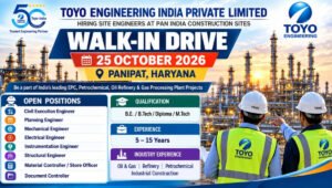 TOYO Engineering India Recruitment 2026