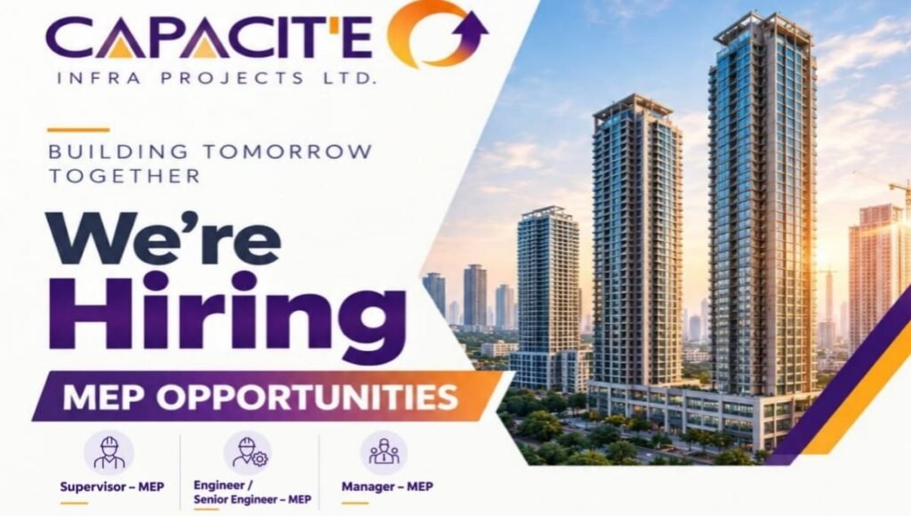 Capacite Infra Projects Hiring 2026