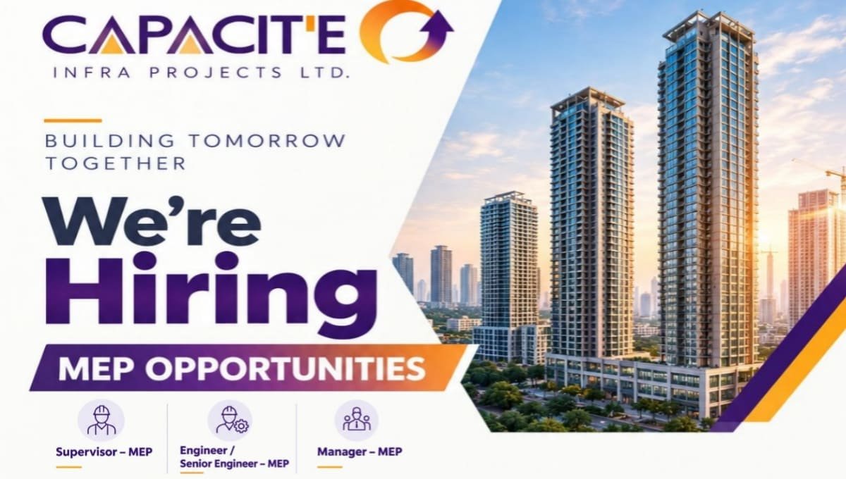 Capacite Infra Projects Hiring 2026