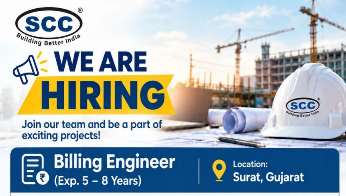 SCC Infrastructure Pvt Ltd Hiring