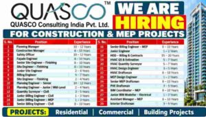 QUASCO Consulting Engineers Career Opportunities
