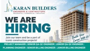 Karan Builders Job Vacancy 