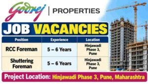 Godrej Properties Recruitment