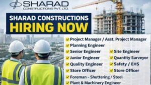 Sharad Constructions Job Vacancy