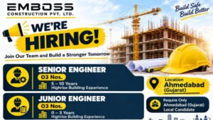 Emboss Construction Job Vacancy