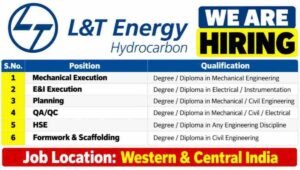 L&T Energy Walk-In Interview - Bhubaneswar