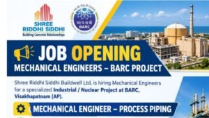 Shree Riddhi Siddhi Buildwell Job Vacancy
