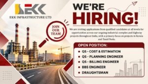 EKK Infrastructure Ltd Hiring
