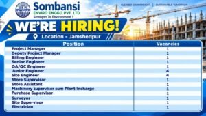Sombansi Enviro Engo Recruitment 2026