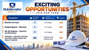 Raghav Group UAE Construction Jobs