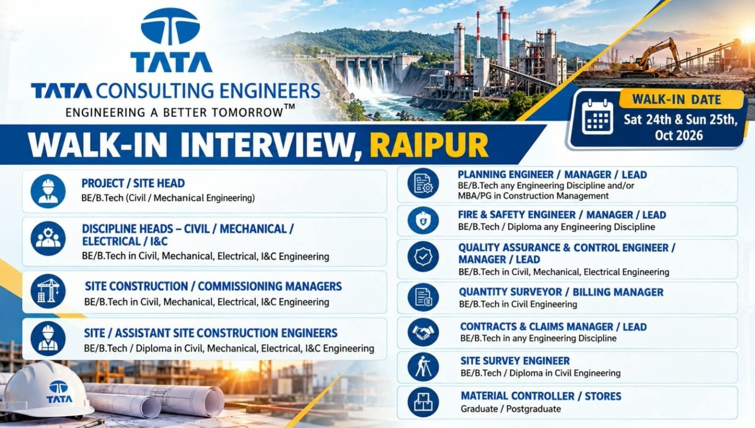 Tata Consulting Engineers Recruitment 2026