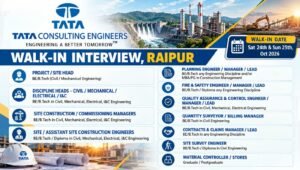 Tata Consulting Engineers Recruitment 2026