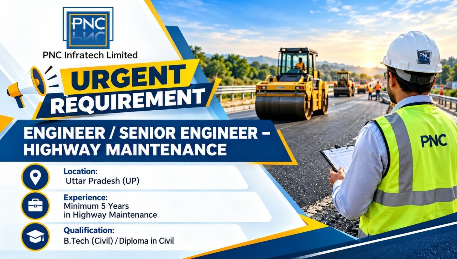 PNC Infratech Hiring
