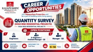 Rajapushpa Properties Hiring 2026