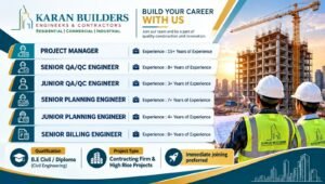 Karan Builders Recruitment 2026