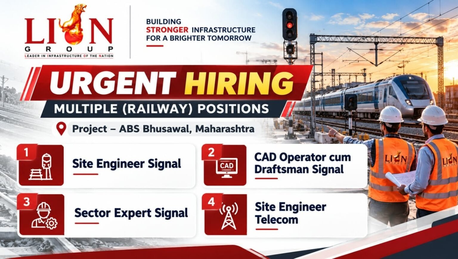 lion Group Railway Jobs 2026
