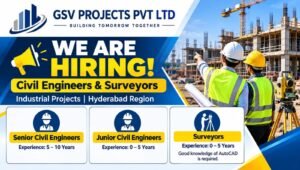 GSV Projects Recruitment 2026
